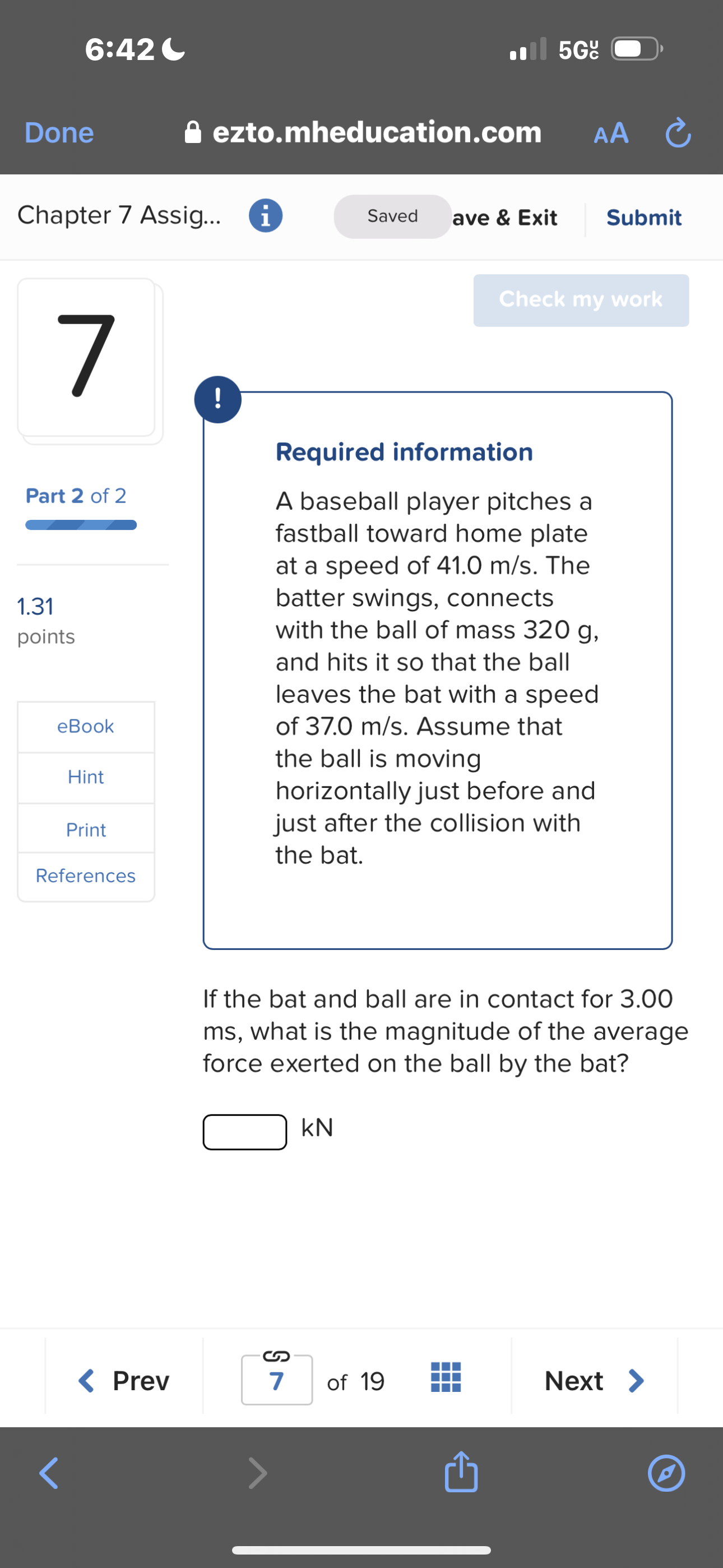 at 3.00 m/s; mass 4.00 kg, moving south at 4.90 m/s; and