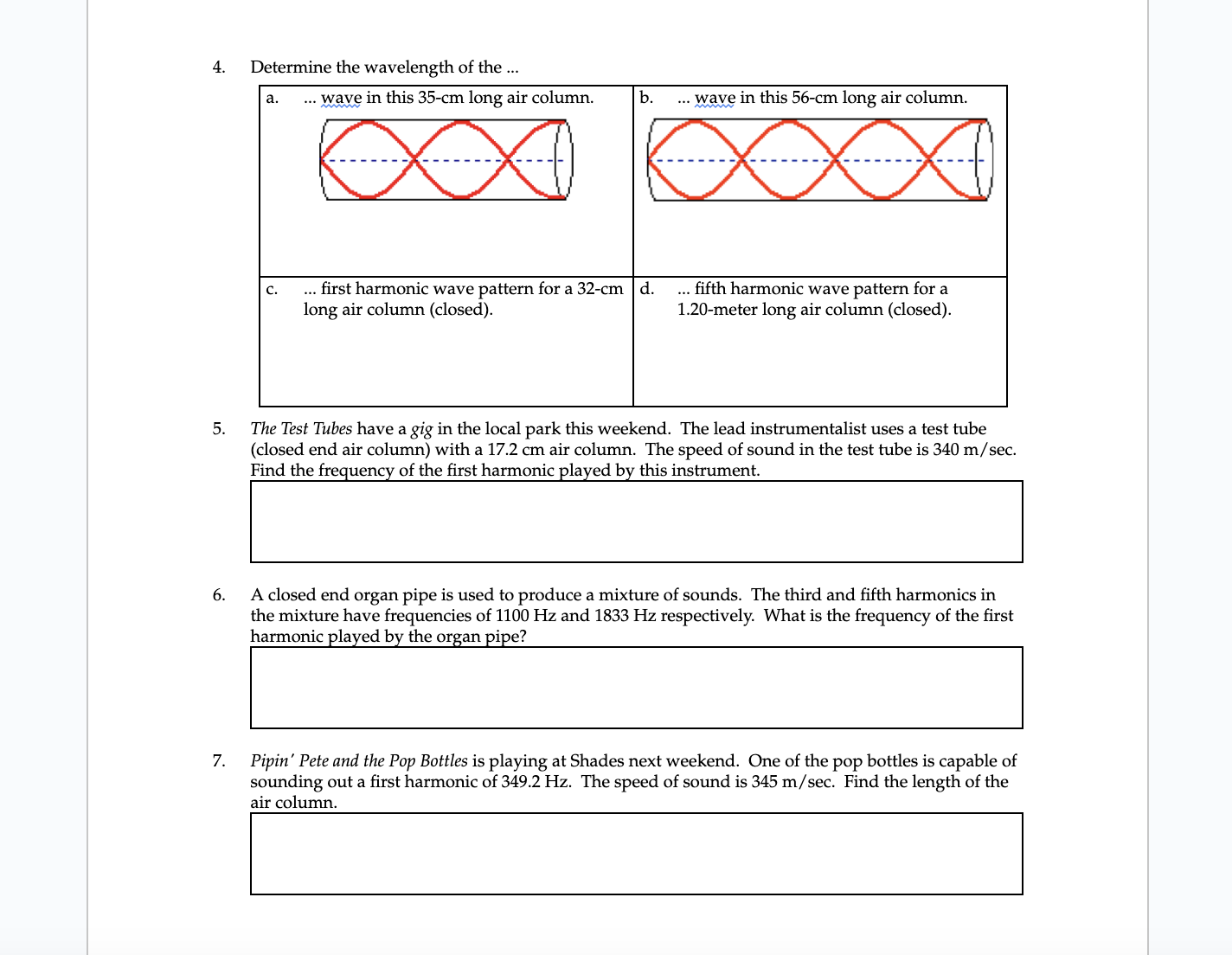 frequency of the second and third harmonic for the string in question
