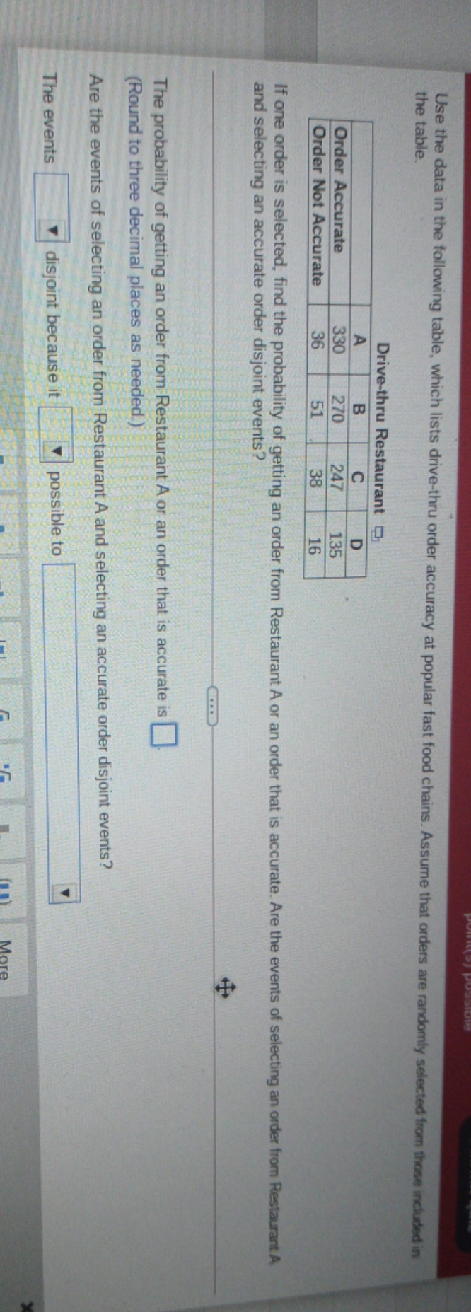 need a quick answer timed the table. Use the data in the
