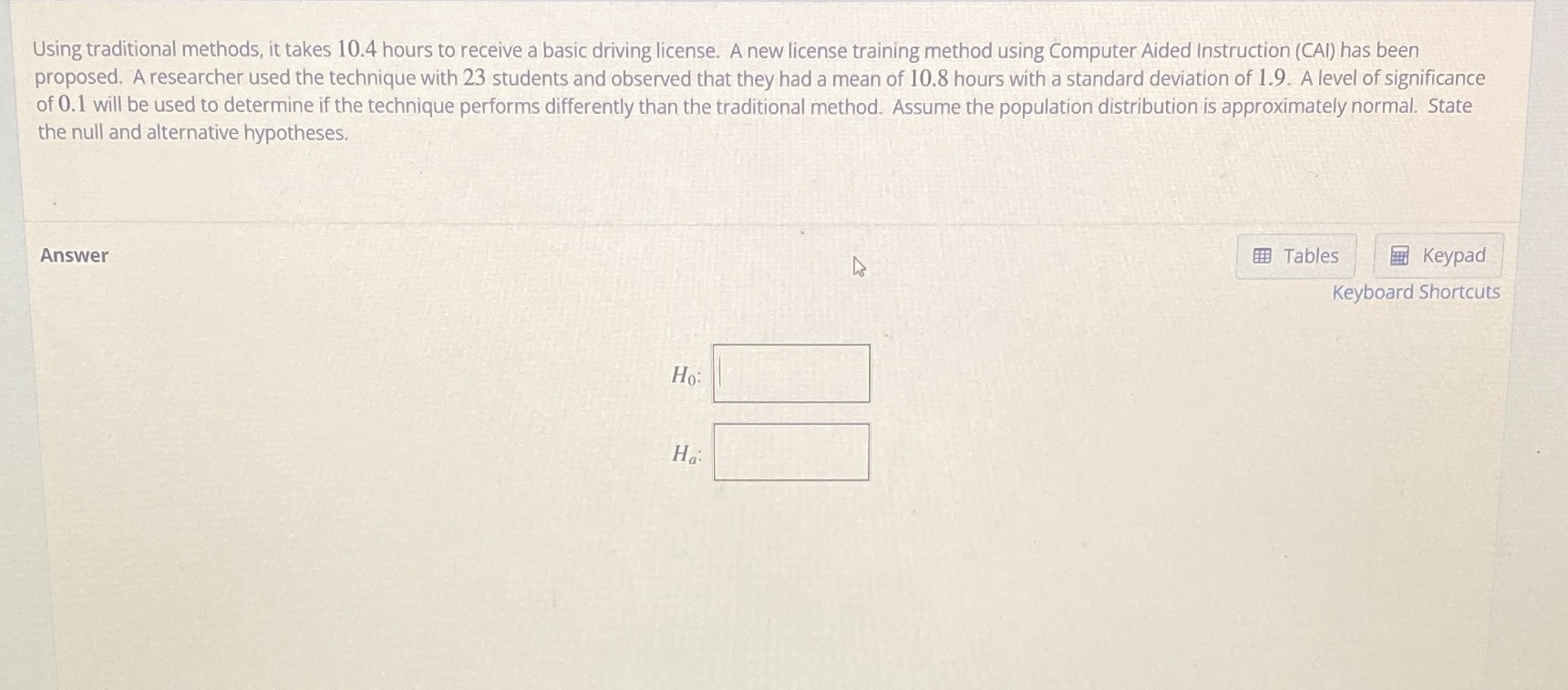  Using traditional methods, it takes 10.4 hours to receive a basic