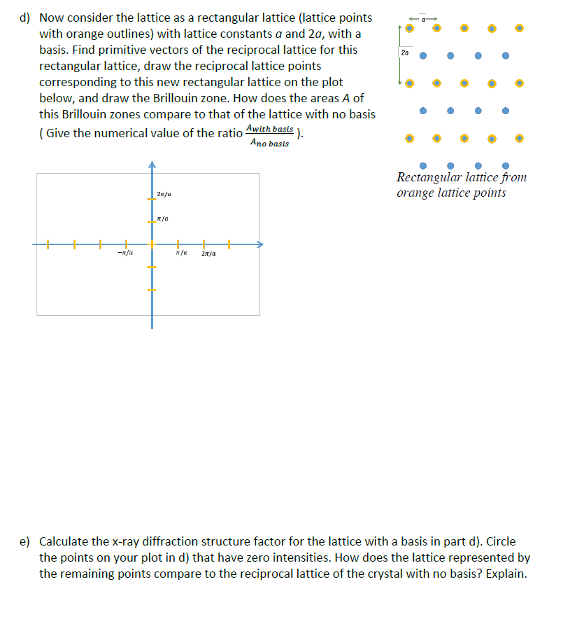 dimensional Bravais lattice shown with blue __ _ _ _ o___.__..___.__.__ dots