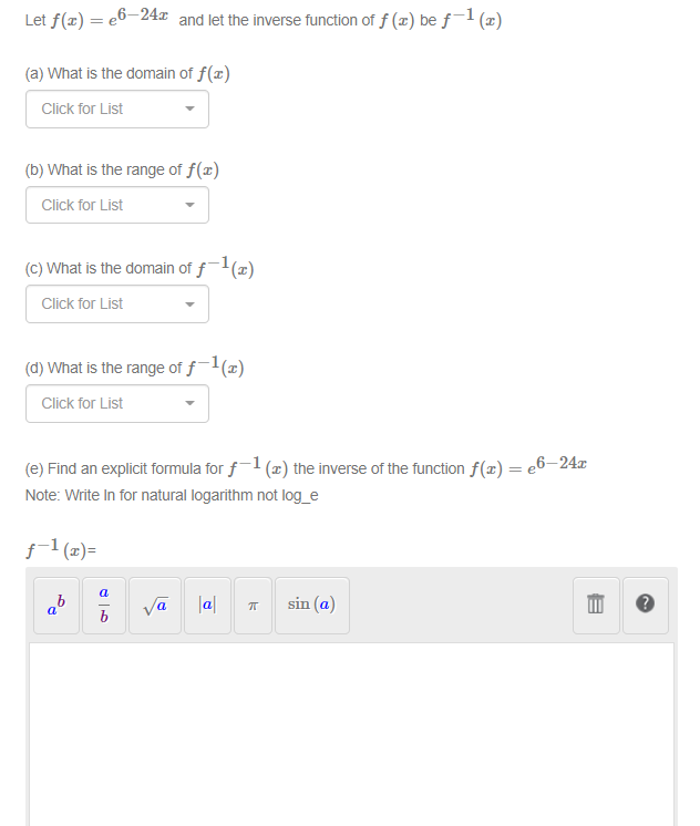 Let x) 2 25243 and let the inverse function of_f(:r:) be