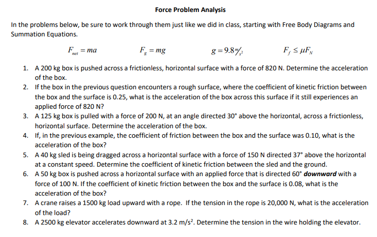 Can someone please answer these 8 questions with work provided? I have