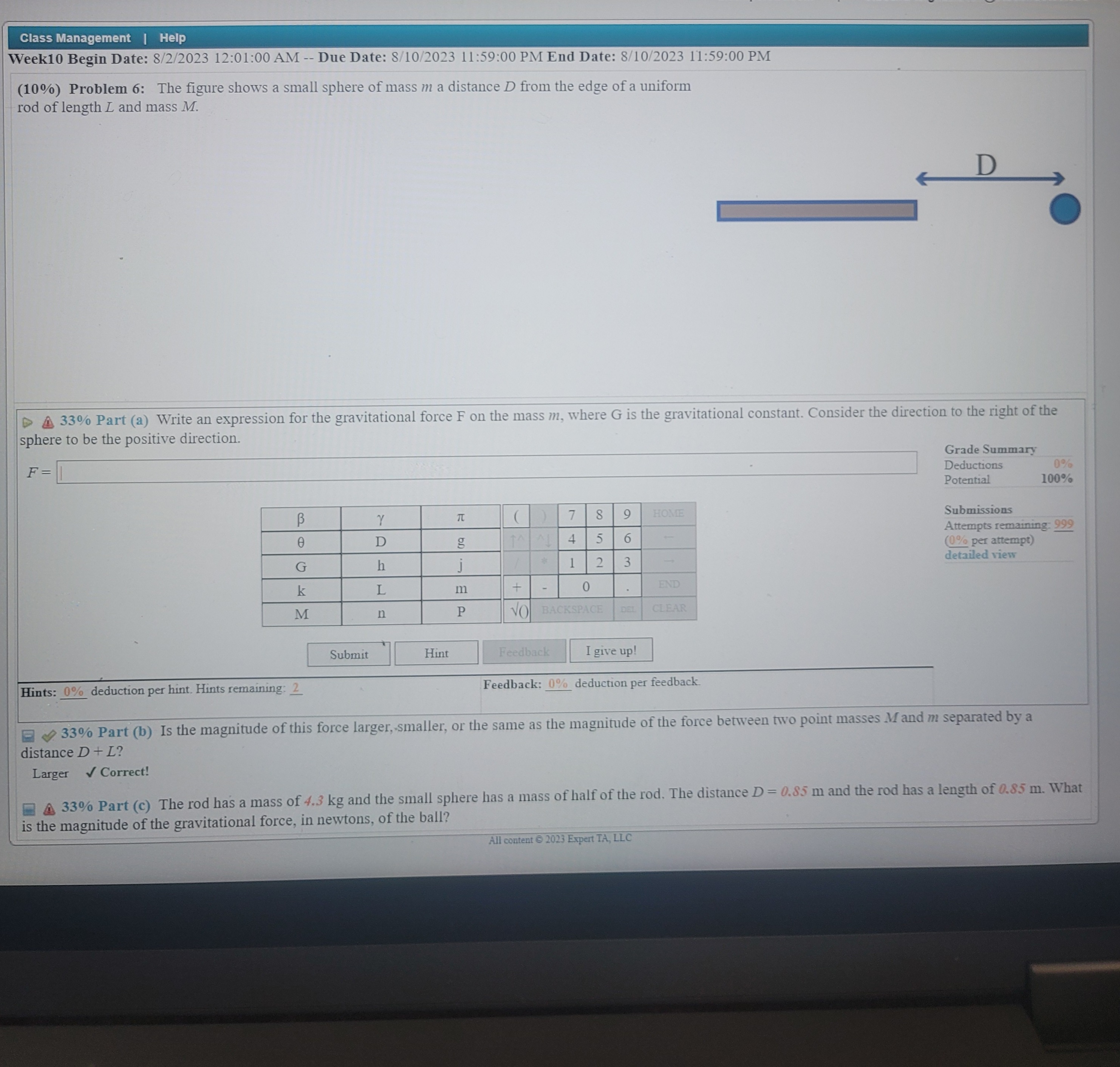 Class Management | Help Week10 Begin Date: 8/2/2023 12:01:00 AM --