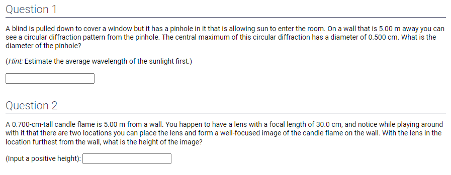  Question 1 A blind is pulled down to cover a window