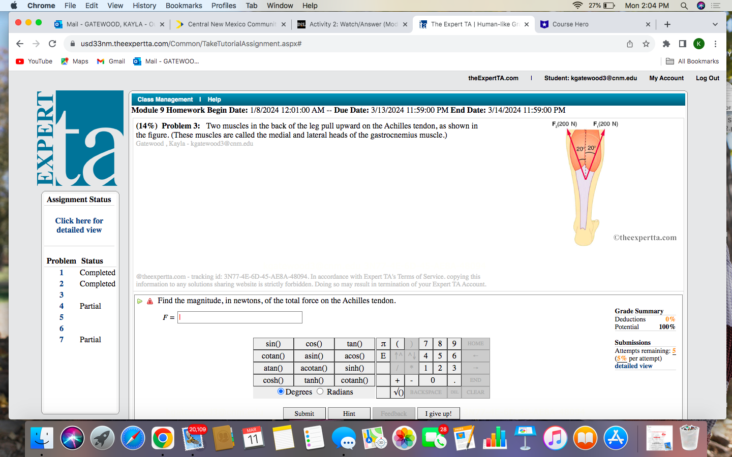 Chrome File Edit View History Bookmarks Profiles Tab Window Help 27%