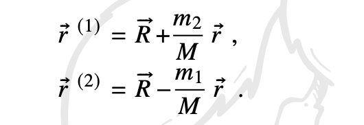 and the origin in terms of the components of these vectors is