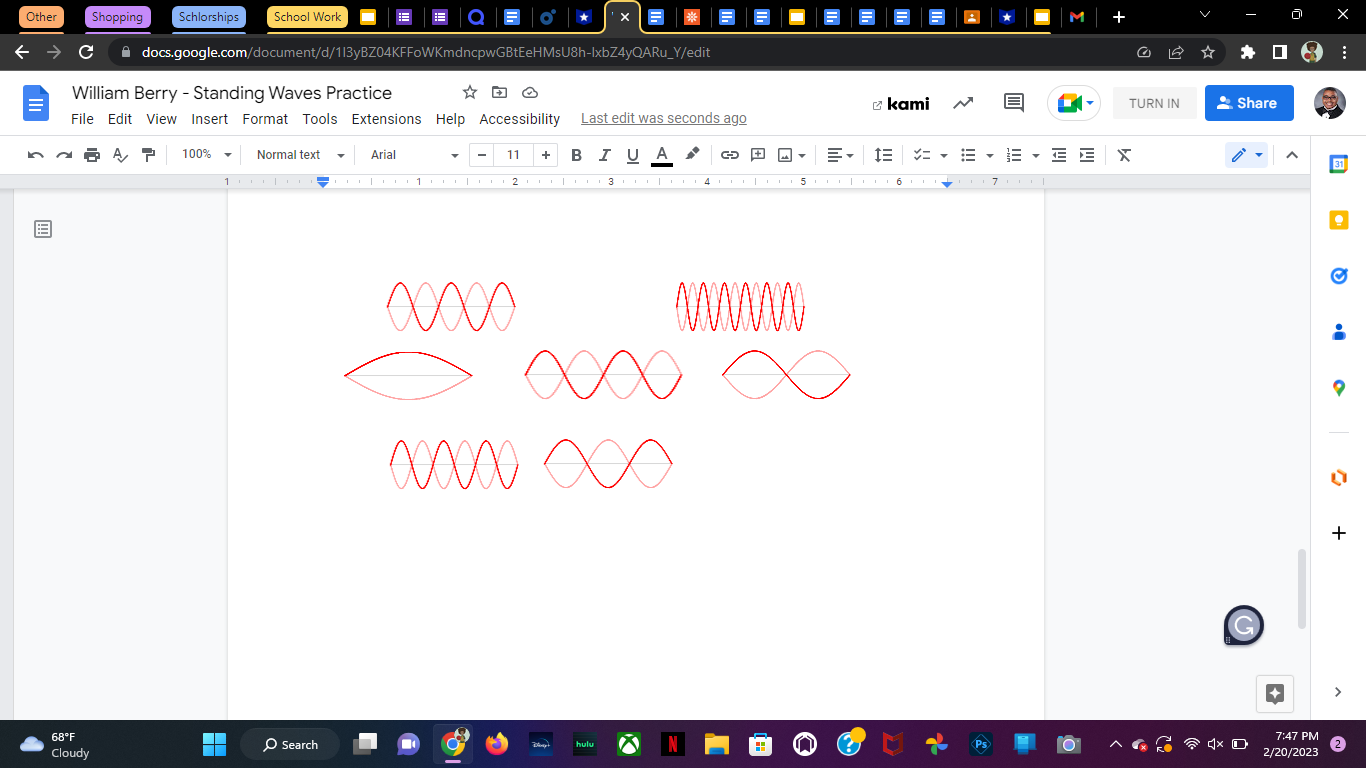 + B J U A . C H W . = 13