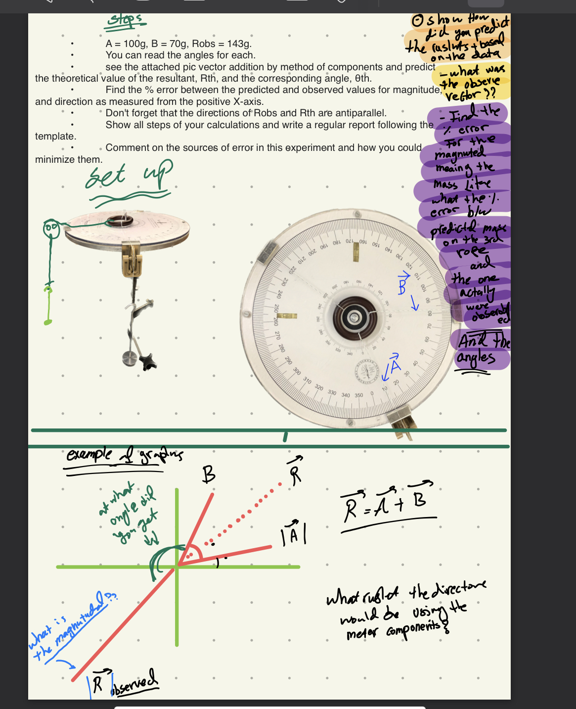 read the angles for each. see the attached pic vector addition by