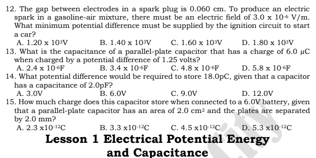What I Know Multiple Choice: Complete each statement by choosing the term/s.