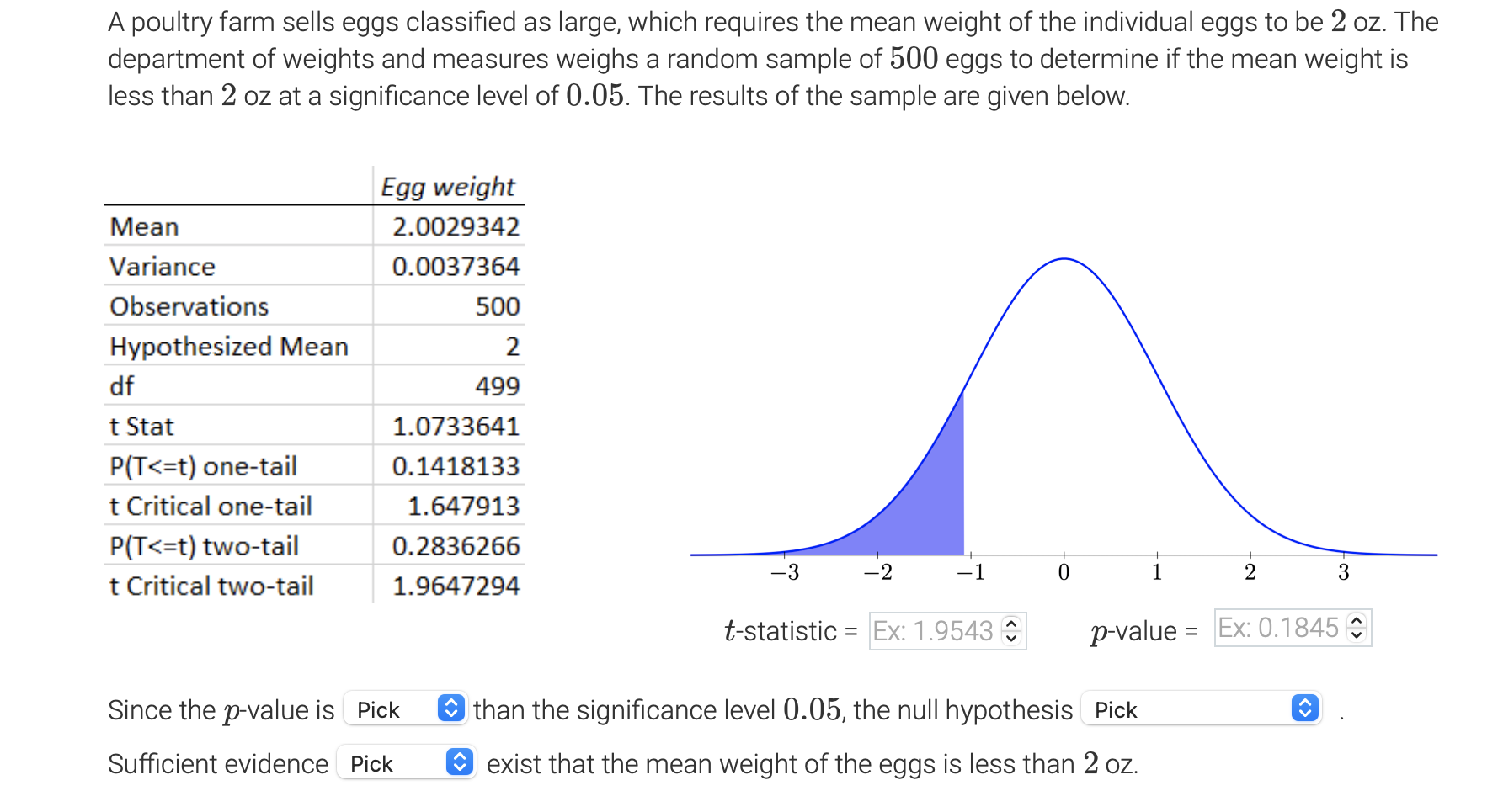 SEE SCREEN SHOT FOR REFERENCE Since the p-value is : greater or