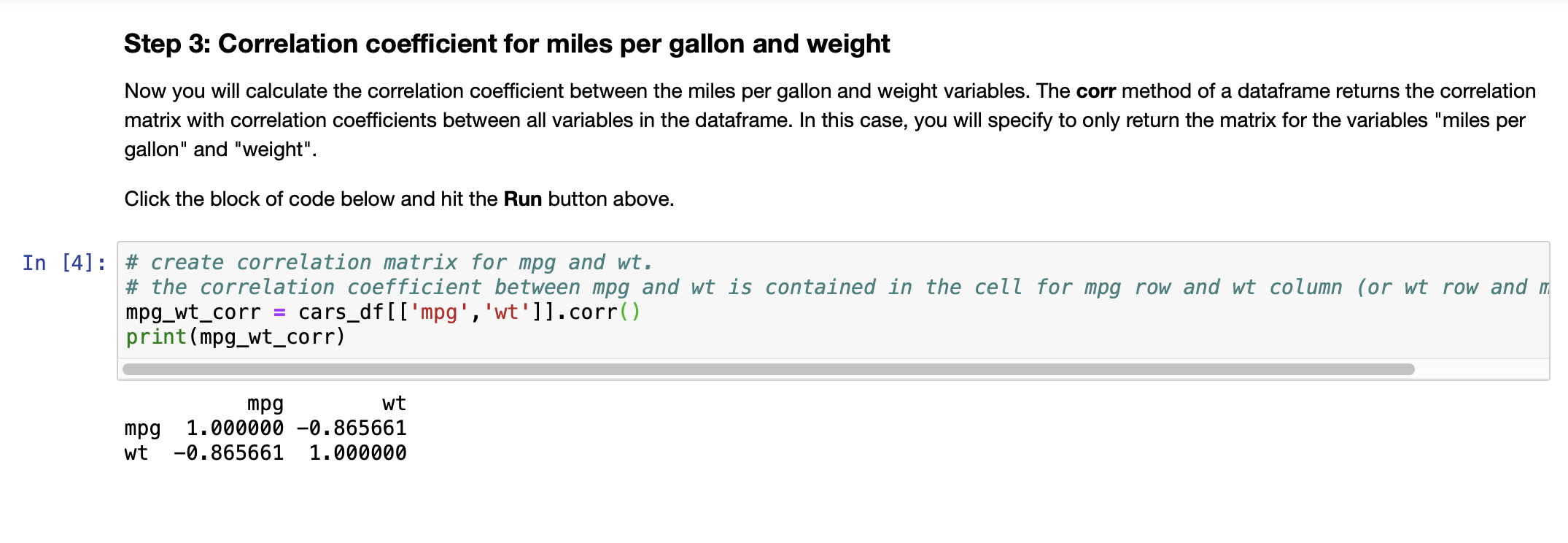 correlation coefficient and simple linear regression. A car rental company wants to