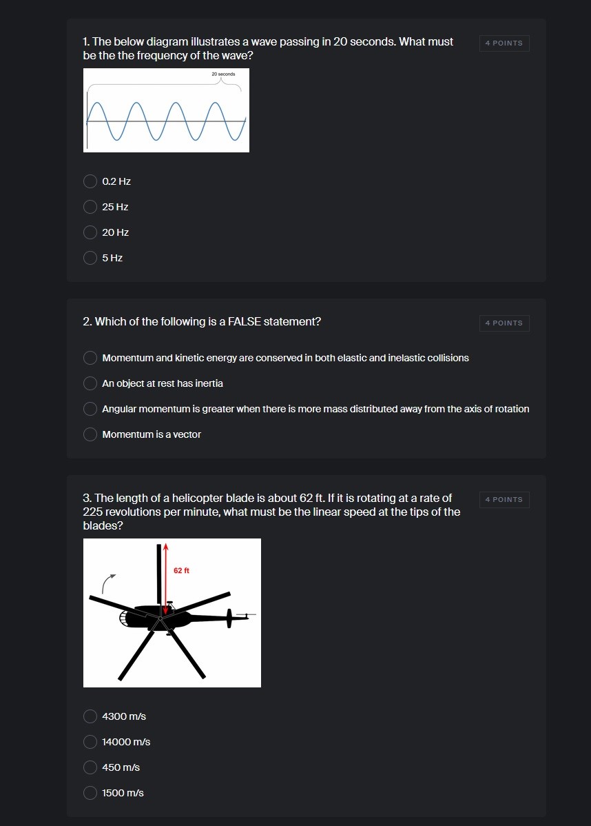 1-12 are multiple choice. 13-15 are free responsePlease upload images of work