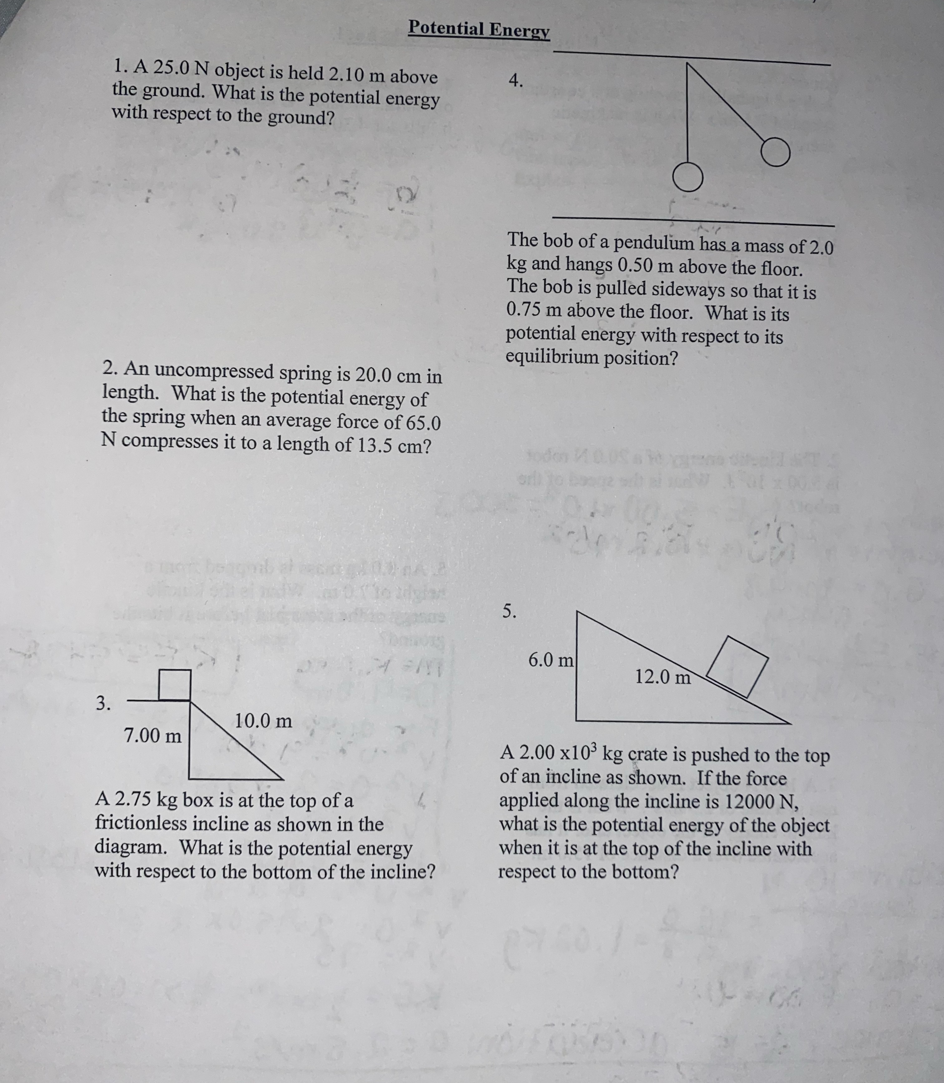 I need help on my physics homework. I don't understand any of