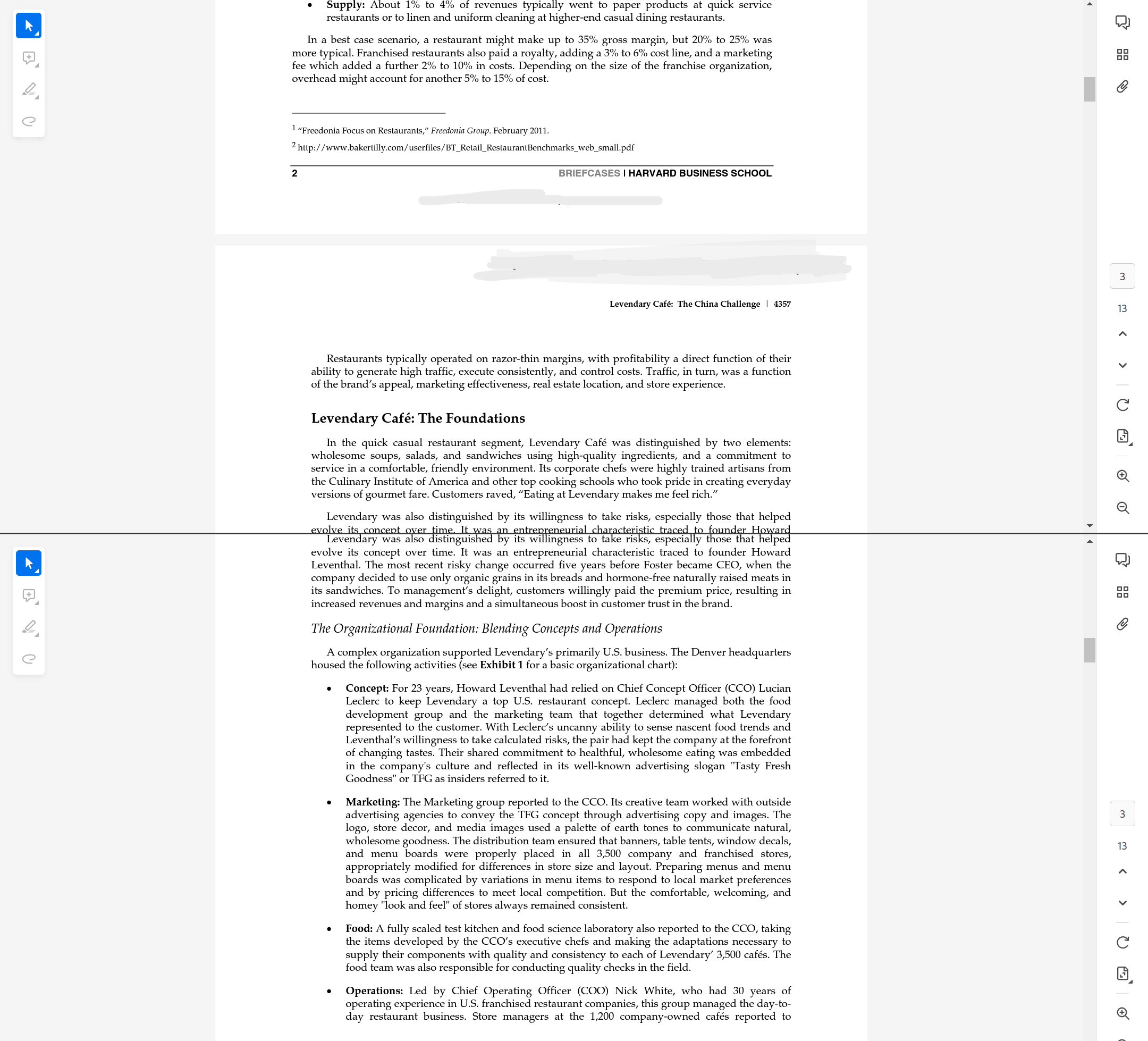 private equity ownership in January 2011, and the following month, Mia Foster