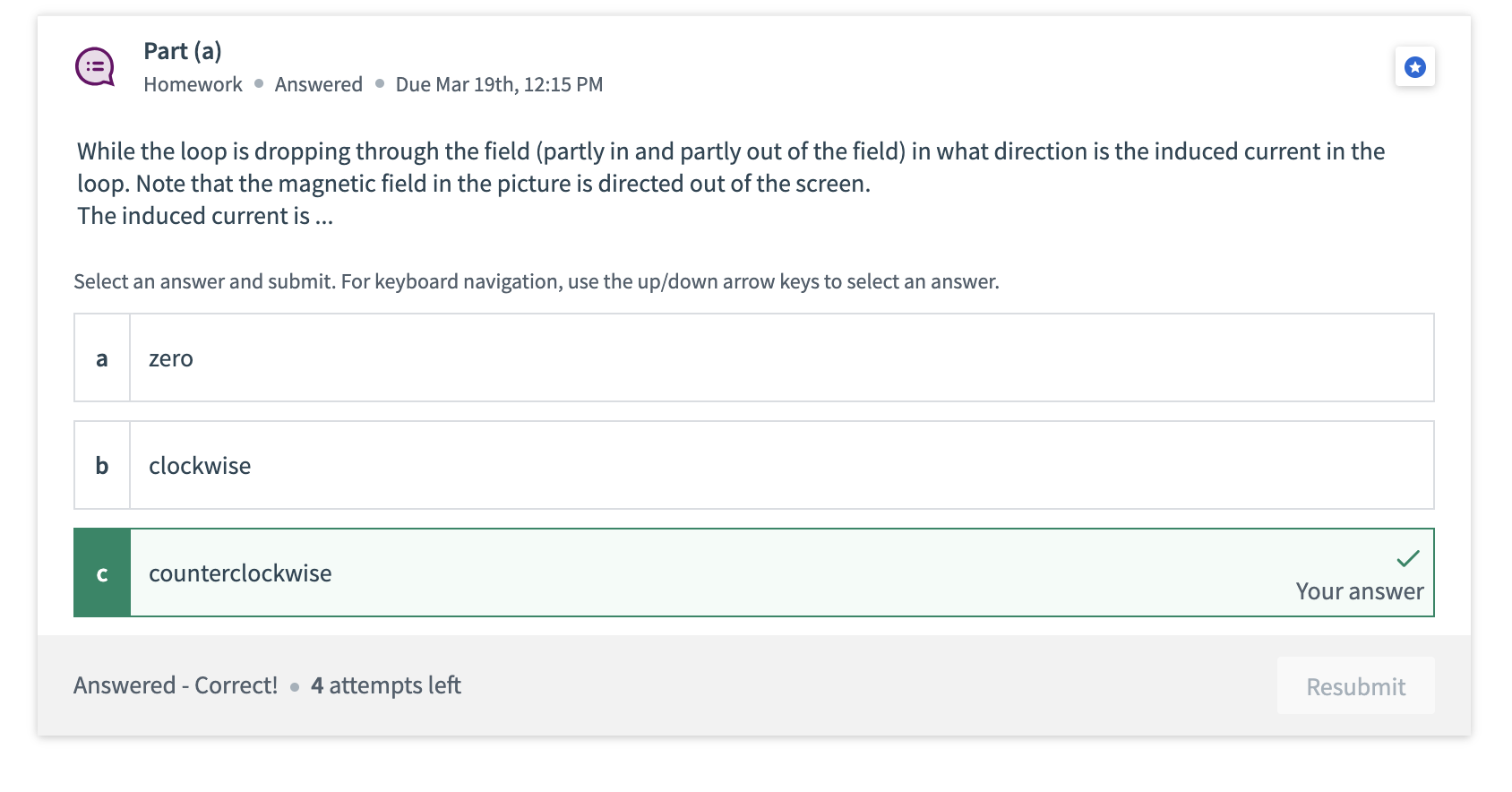 is held vertically so it is almost completely inside a region of