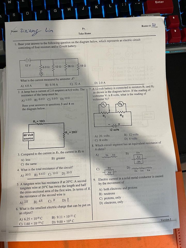 ANSWER ALL THESE QUESTIONS, USE THE PHYSICS REFERENCE TABLE FROM GOOGLE IF