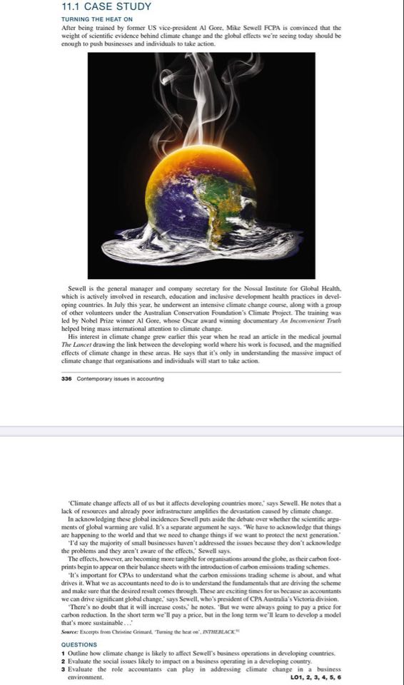 hi tutor, please help me to answer the case study below.Outline how