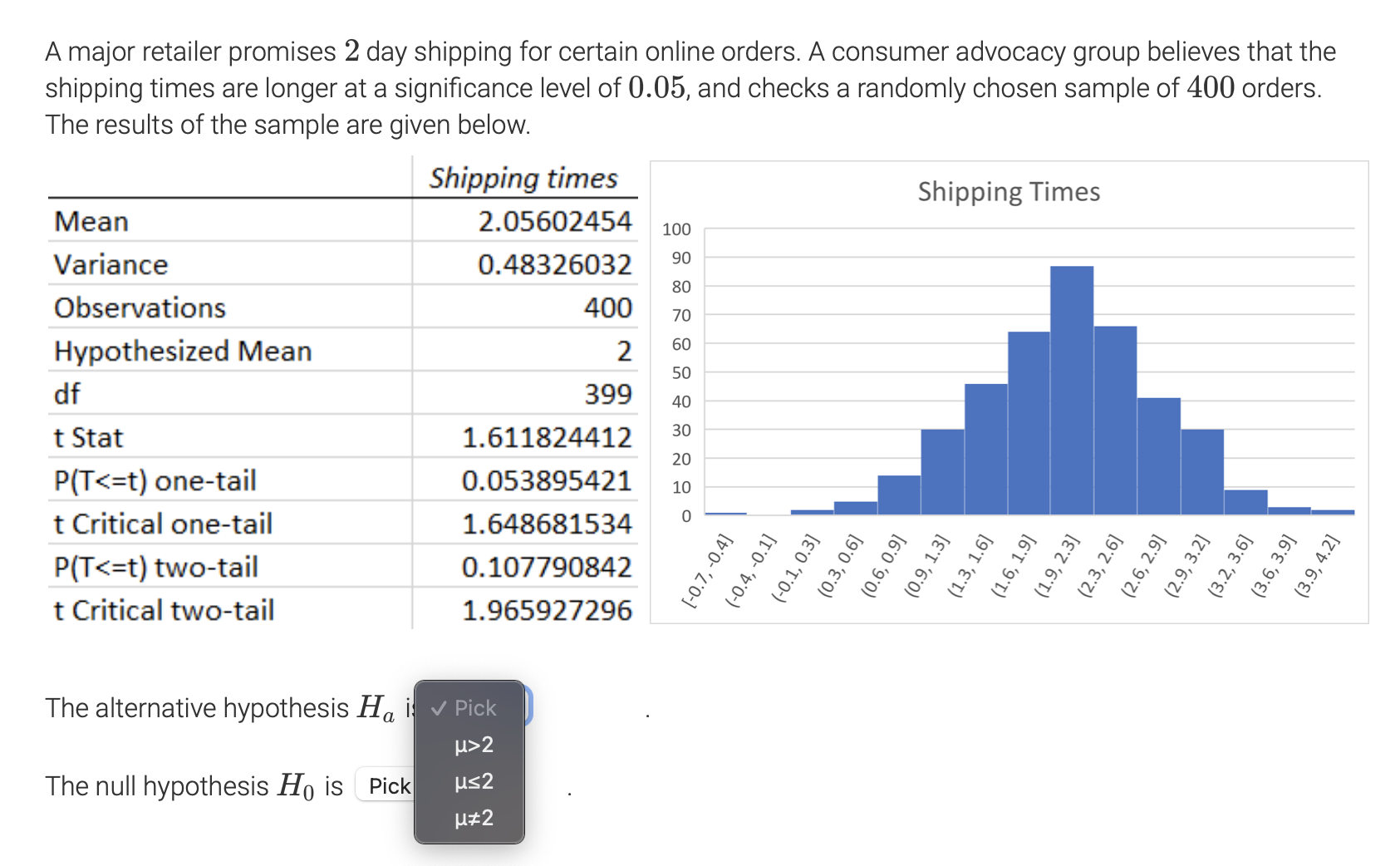 SEE SCREEN SHOT FOR REFERENCE: A major retailer promises 2 day shipping