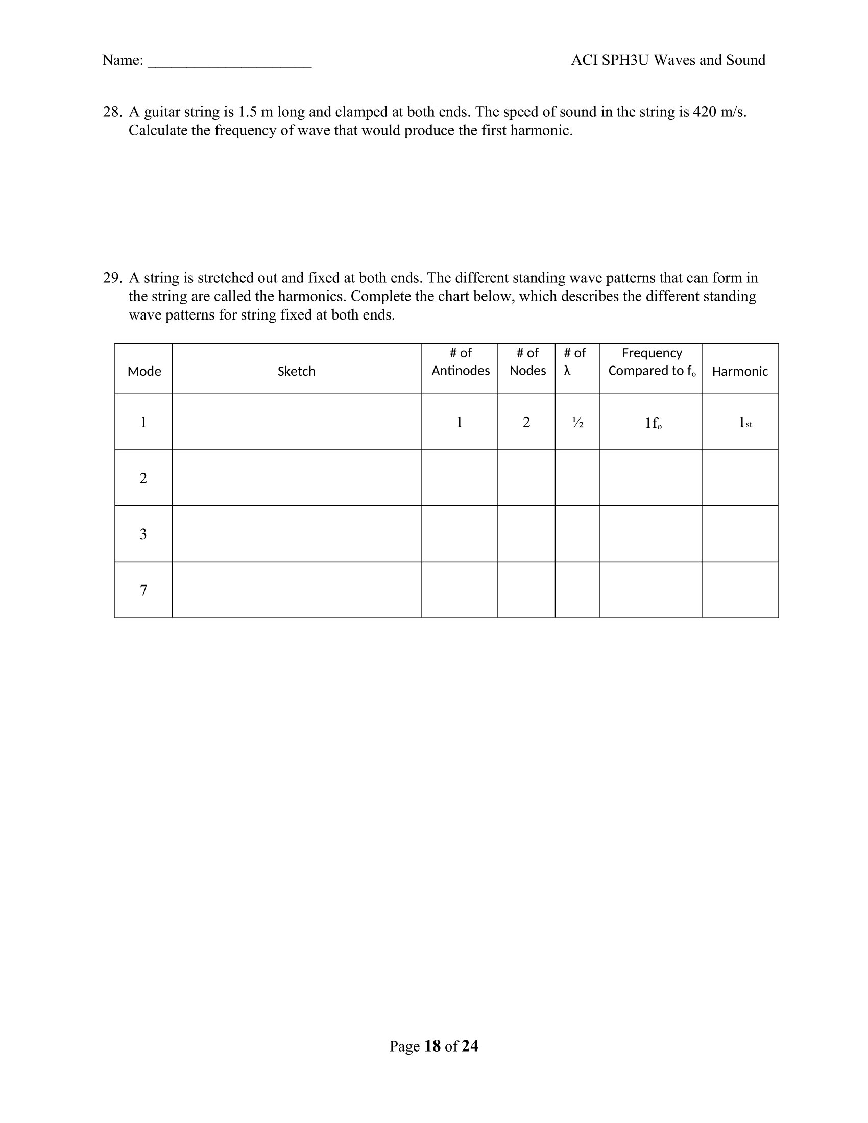 sample of the interference process is shown in the rst column of