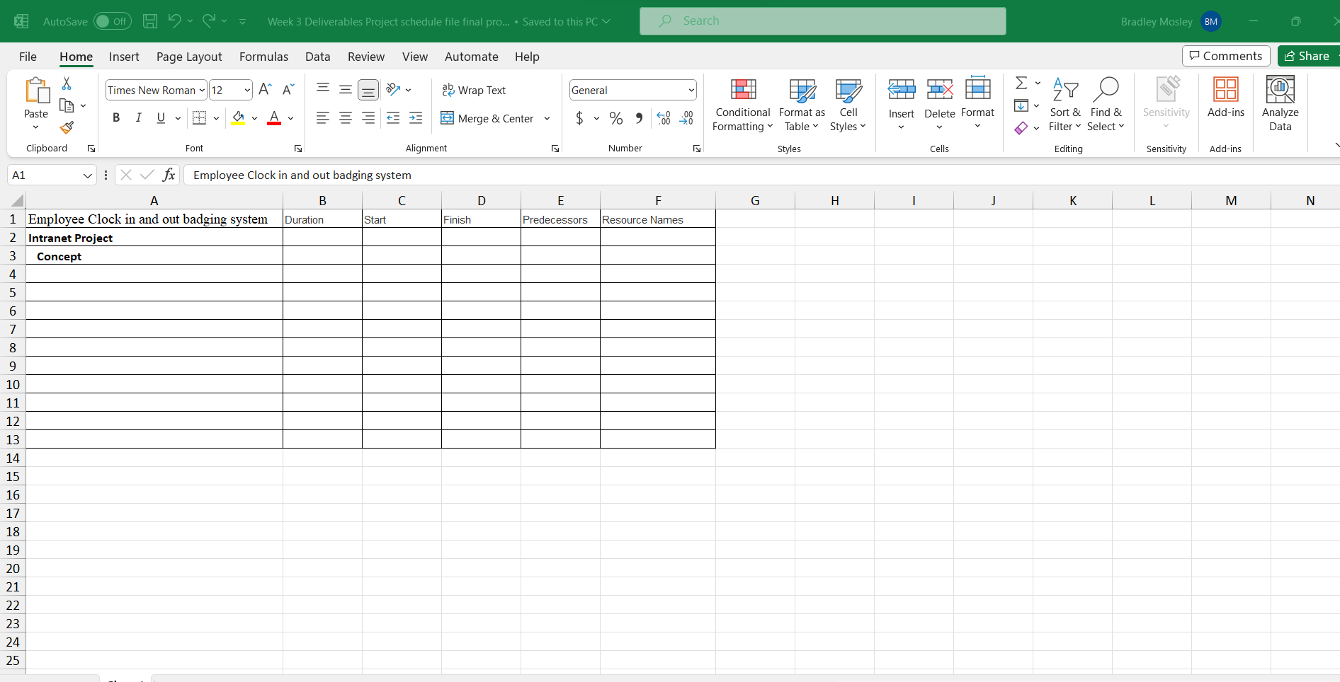 Schedule resources and identify any scheduling conflicts that may require you to