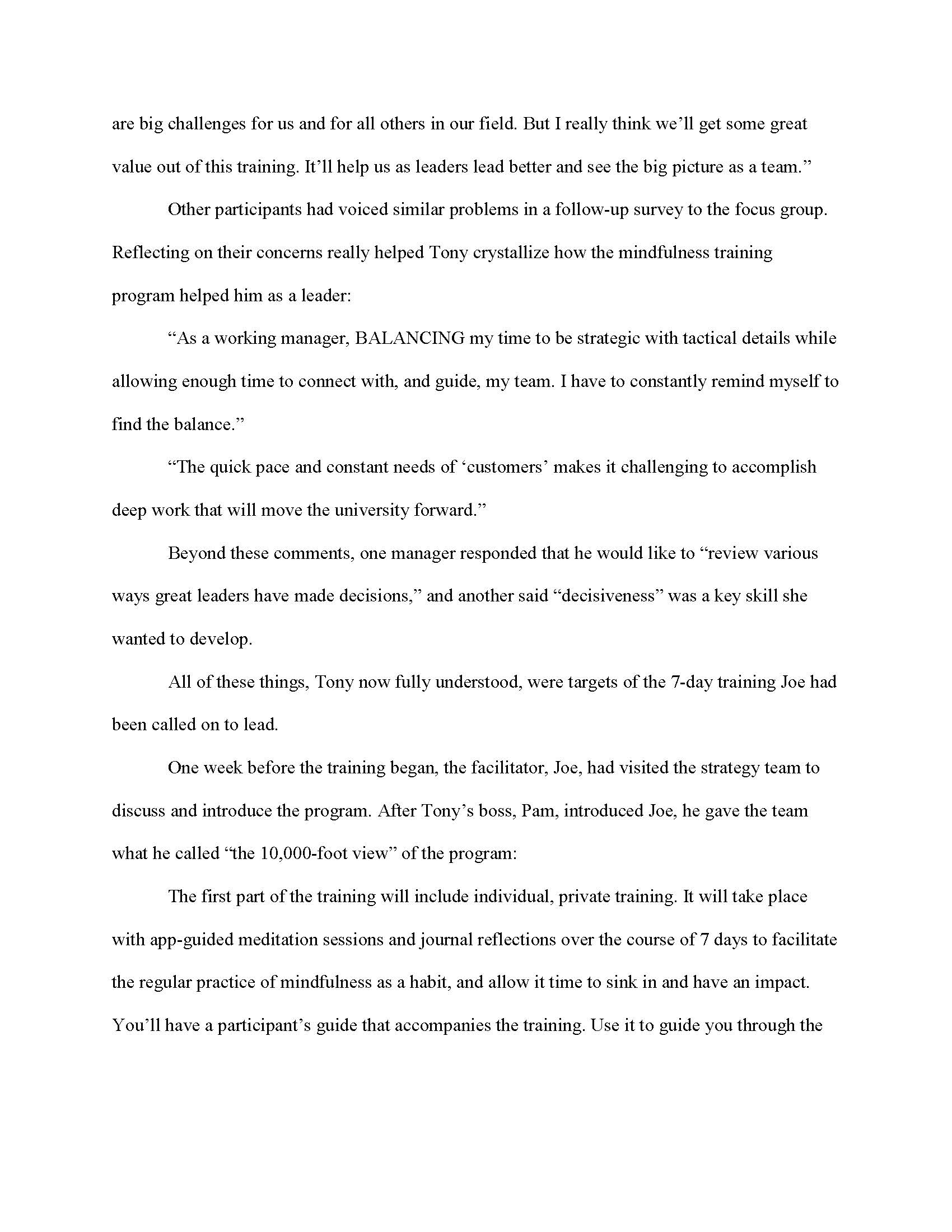 the industry?b. As an OD practitioner, what would be challenging about facilitating