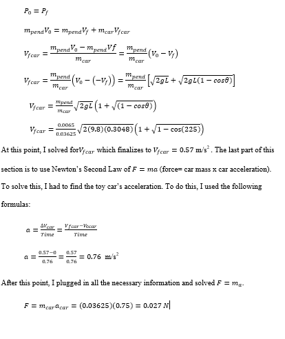 Qualitatively describe the transfer of energy that occurs. Apply principles of conservation
