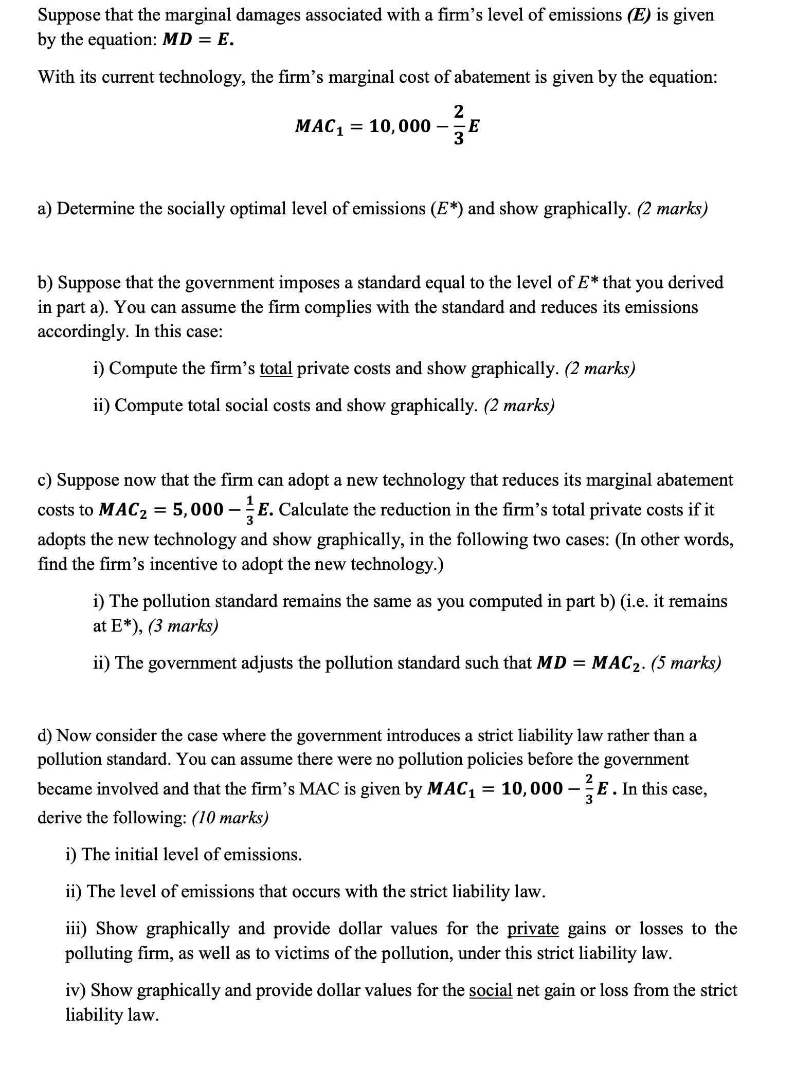 Can you especially explain question C and D in depth. Suppose that