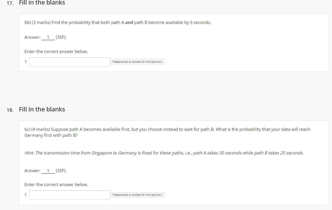 and Germany. There are two possible communication paths depending on their availability.