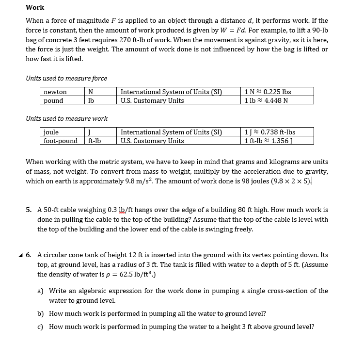 Can you please answer the question from your own work with details