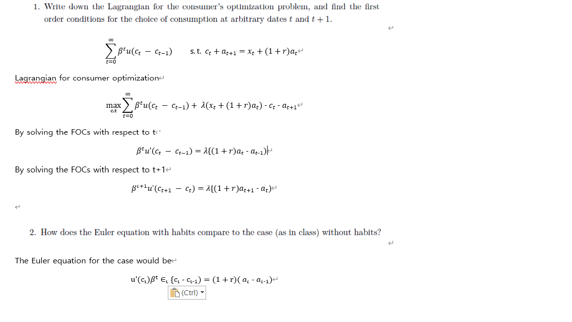 not would you give me a correct answer?thank you Consider an innite