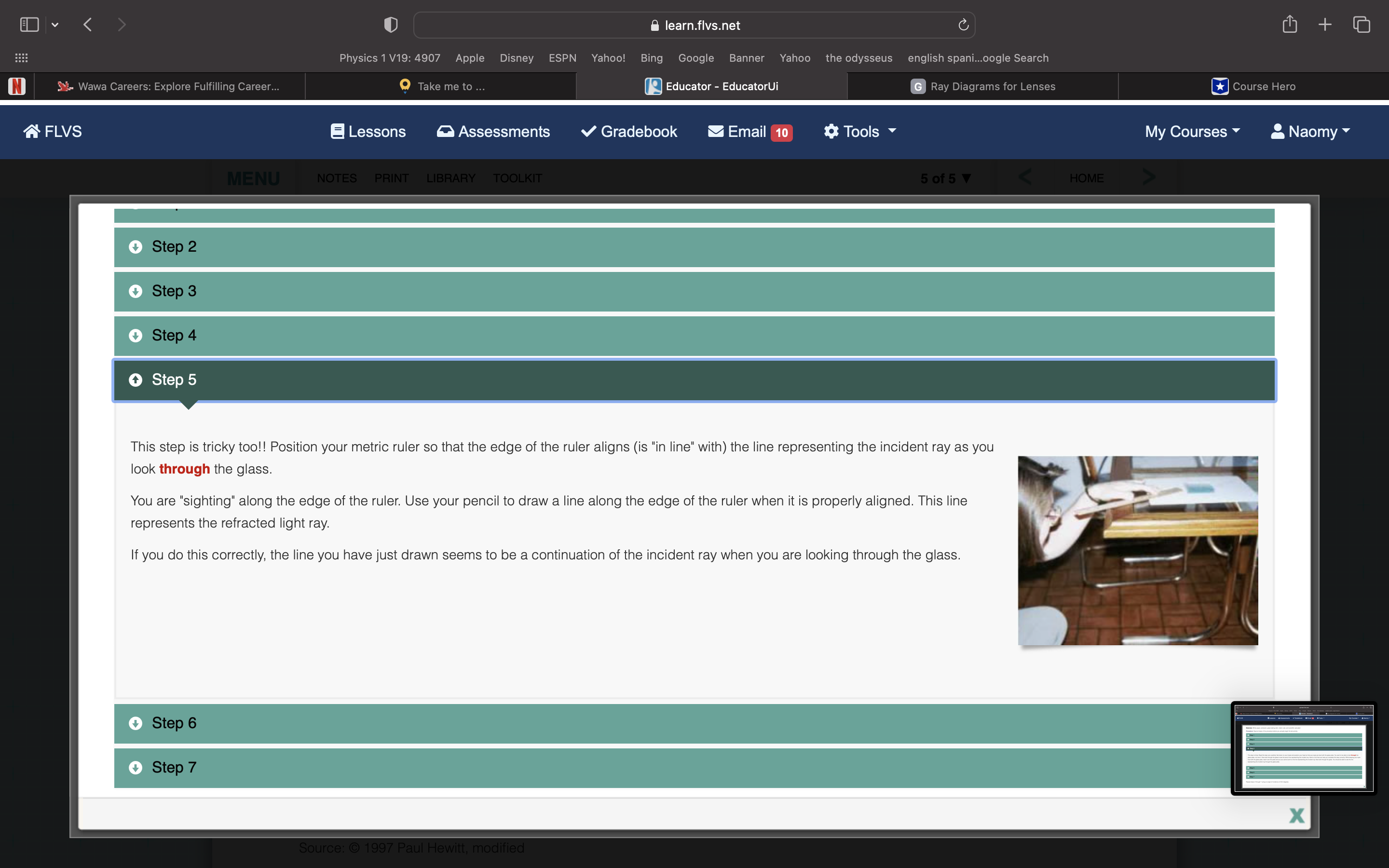 (labeled "N") at the top left section of the outline. Notice that