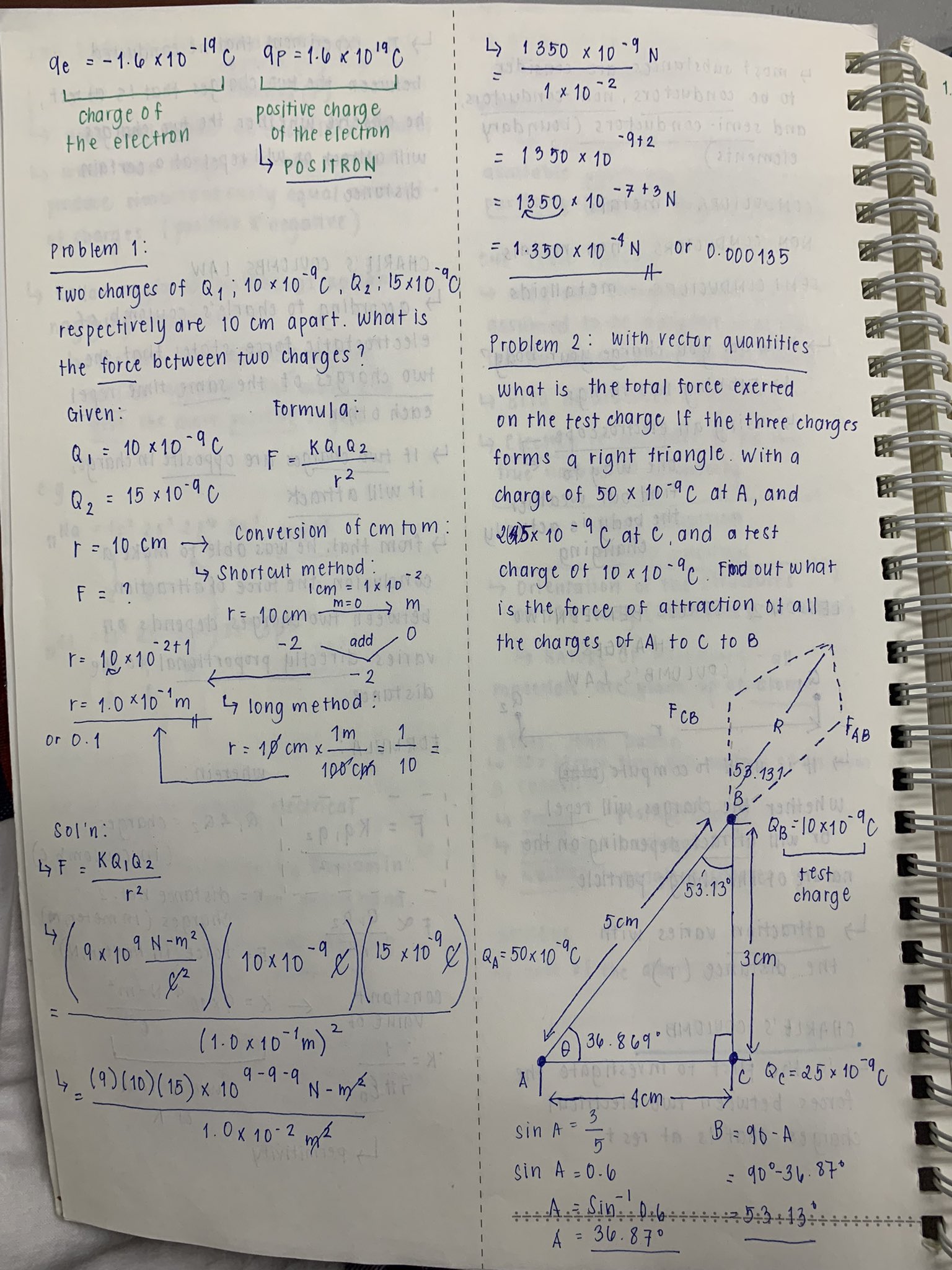 clean pleas Equilateral Triangle B = 3 x 10 C 1409 A
