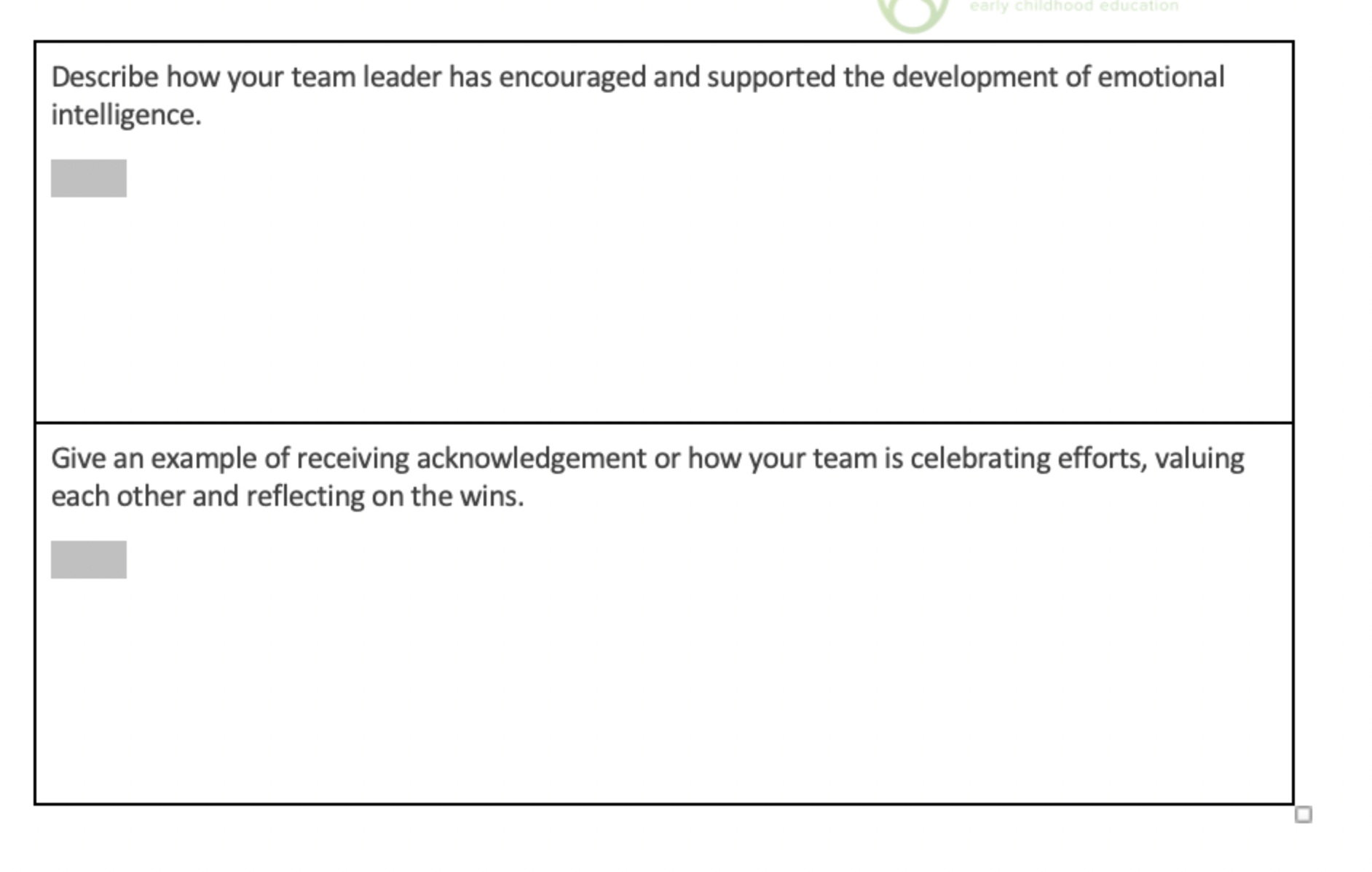 development of positive workplace relationships. Selected ways of celebrating and encouraging innovation.