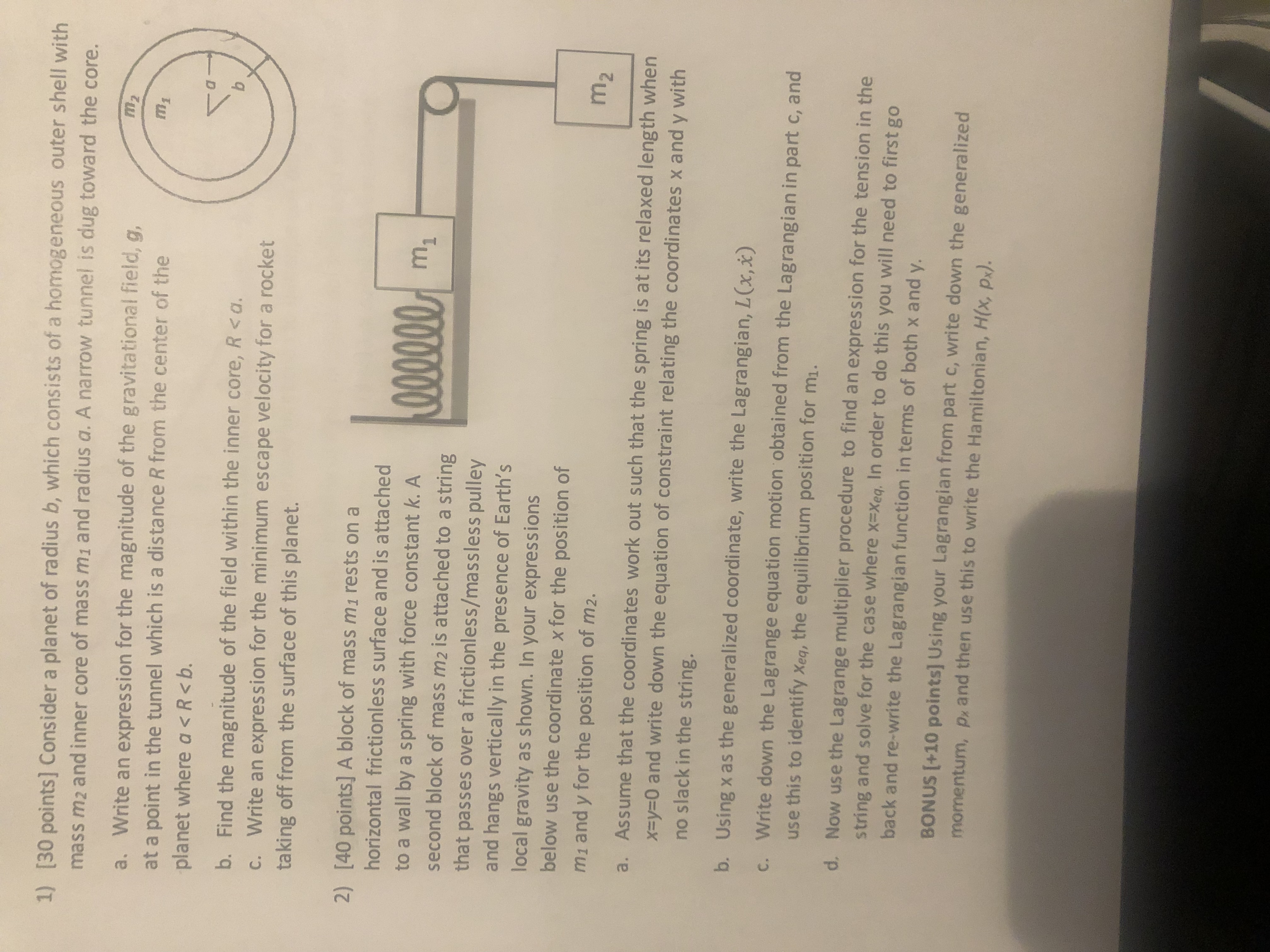 Can I get the solution for these Engineering physics practice problems? Subject