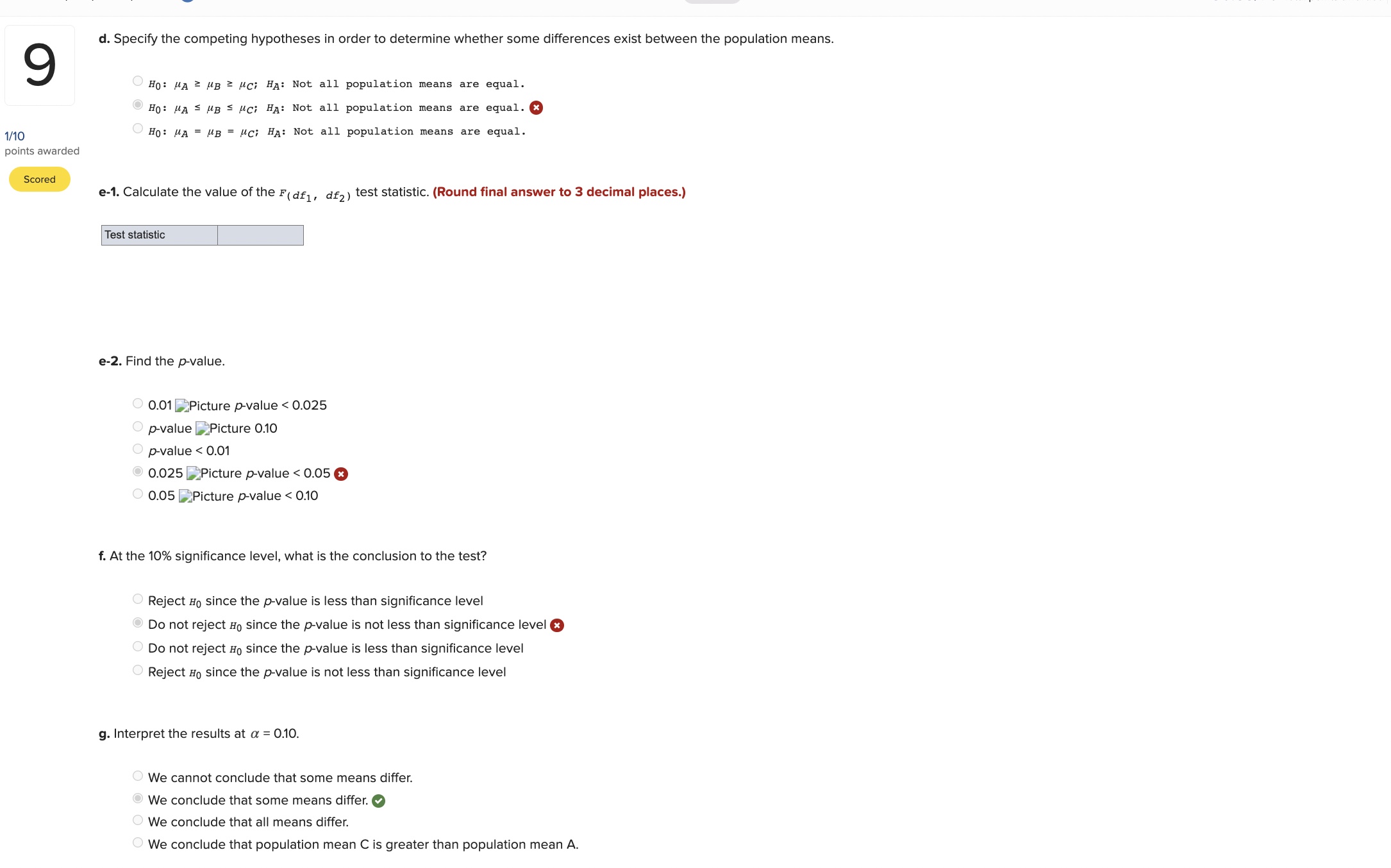 data: (You may find it useful to reference the F table.) Treatments