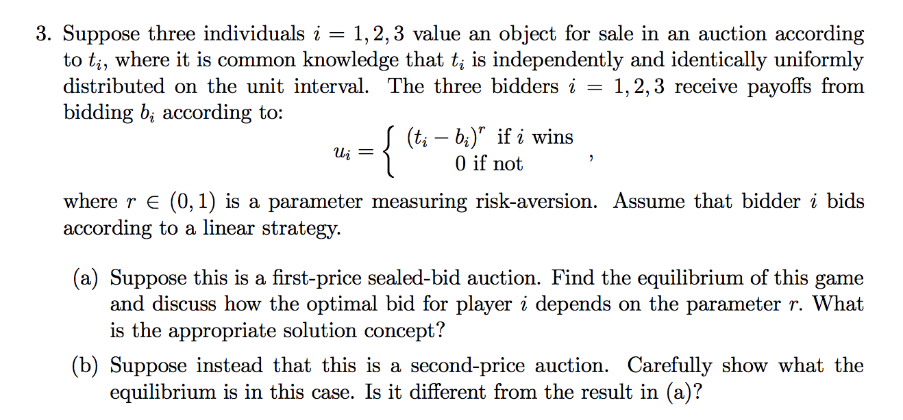 assume that 6 = 1. (a) Specify the purestrategy Nash equilibria of