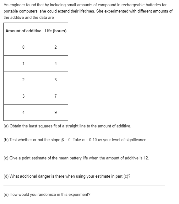 Please provide answer:- An engineer found that by including small amounts of