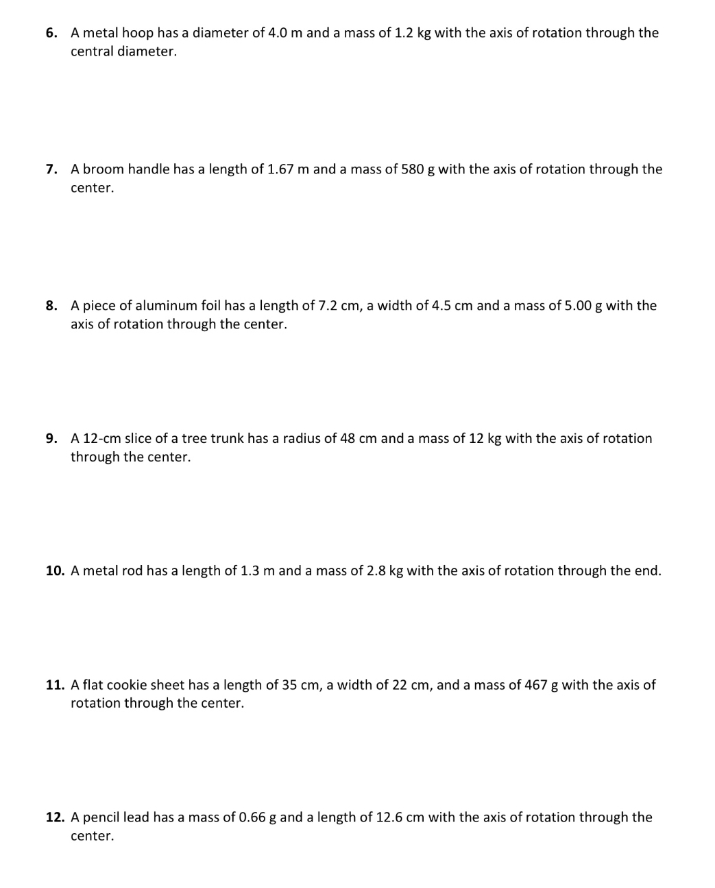 mass and how it affects stability. Write the term that correctiy completes