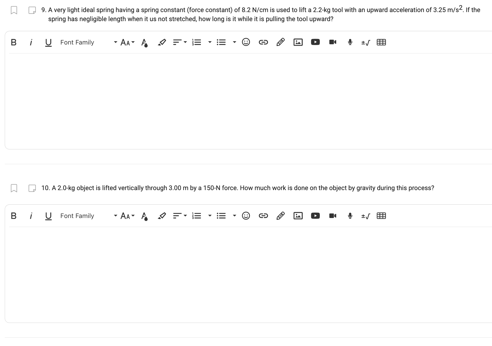 please handwrit/e and show all work and steps 9. A very light