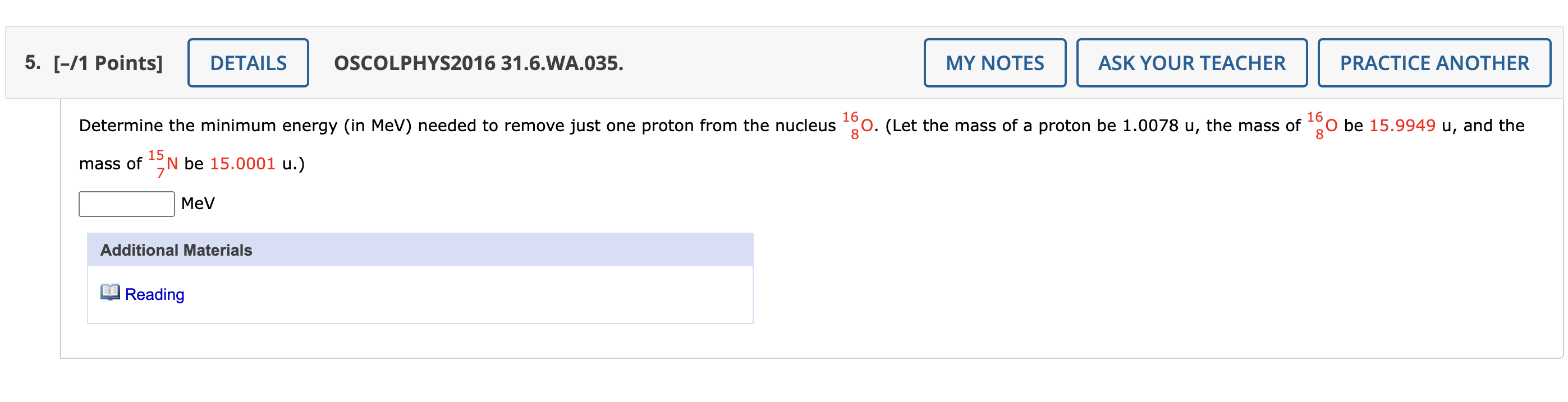 (in h) h (c) Nuclei in the sample when the activity was
