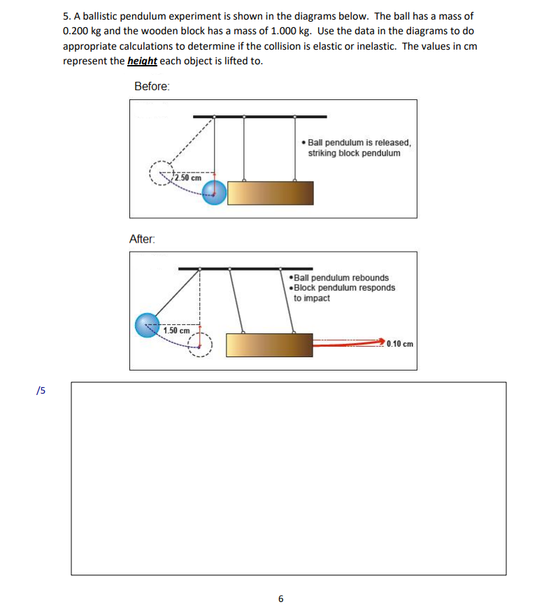 Initial Final (kg) (m/s) (m/s) momentum momentum kinetic kinetic energy energy (kg-m/s)