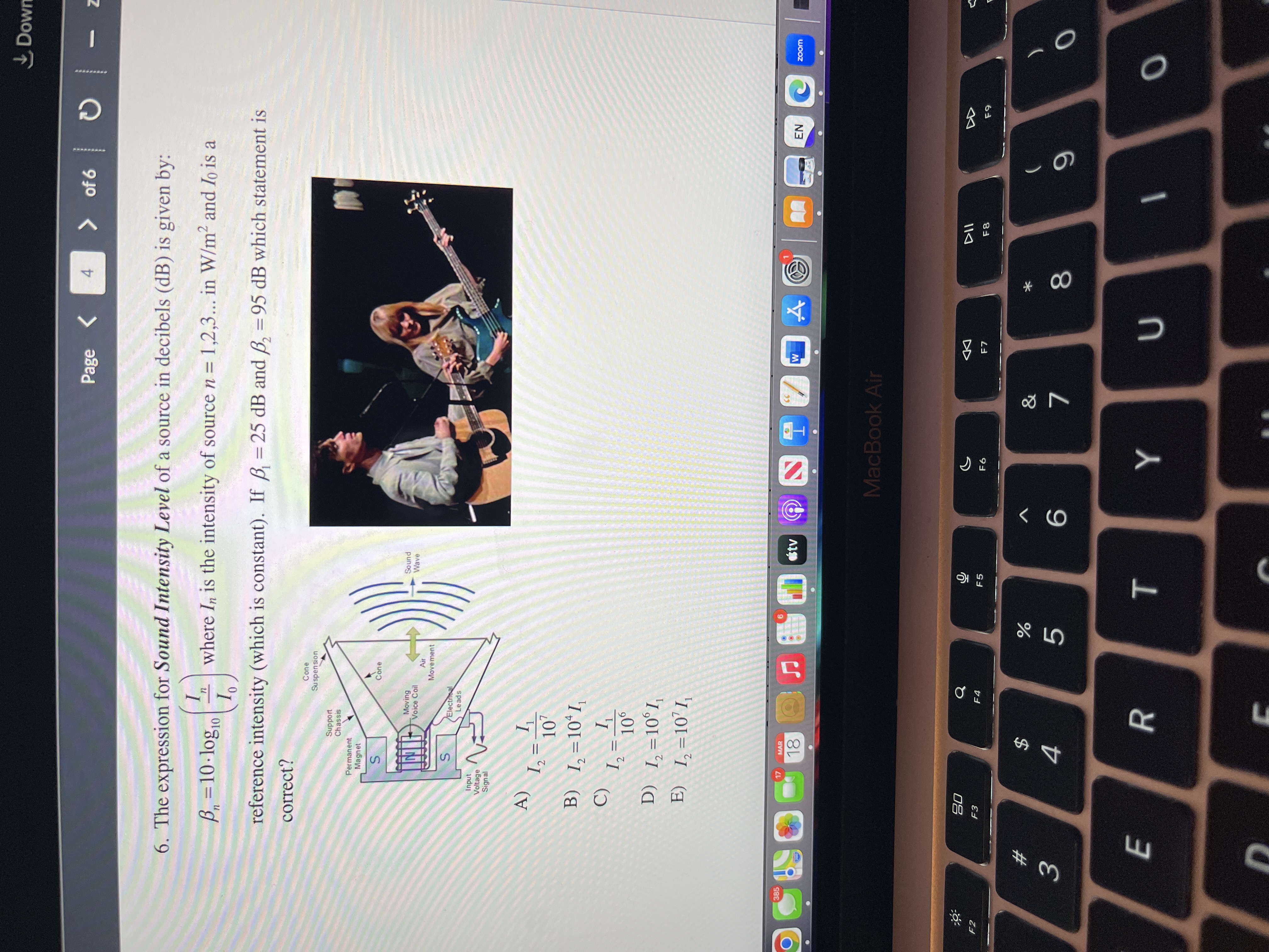  & Down Page 4 > of 6 6. The expression for