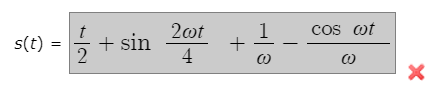but they didn't work. A particle moves on a straight line with