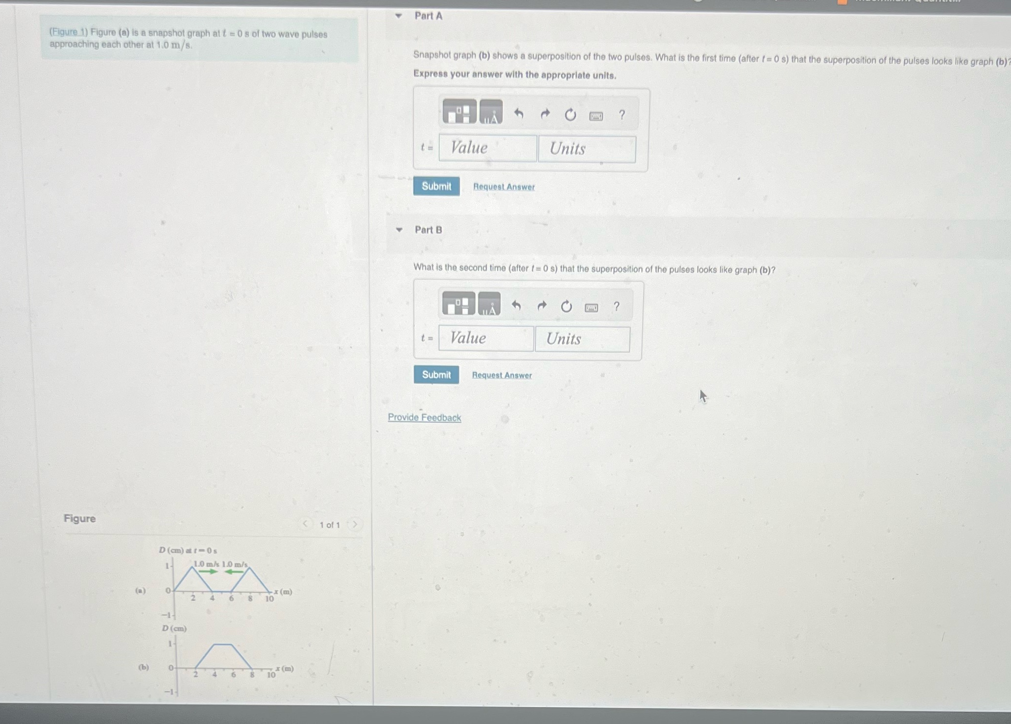 Part A (Figure 1) Figure (a) is a snapshot graph at
