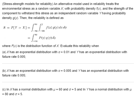 cycles. (a) Assuming the exponential model, construct a 95% confidence interval for