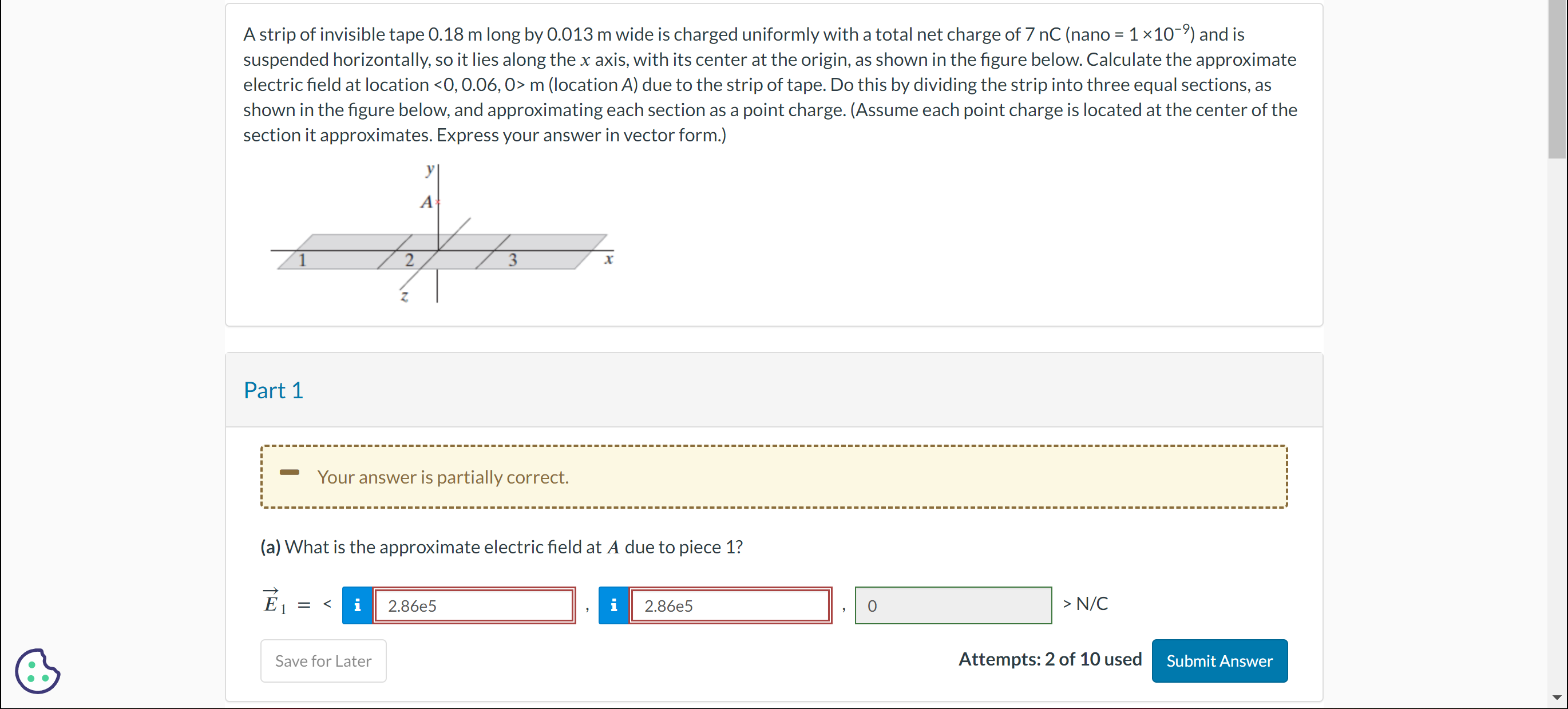 piece 3? _, E3= N/C Attempts: 0 of 10 used > N/C