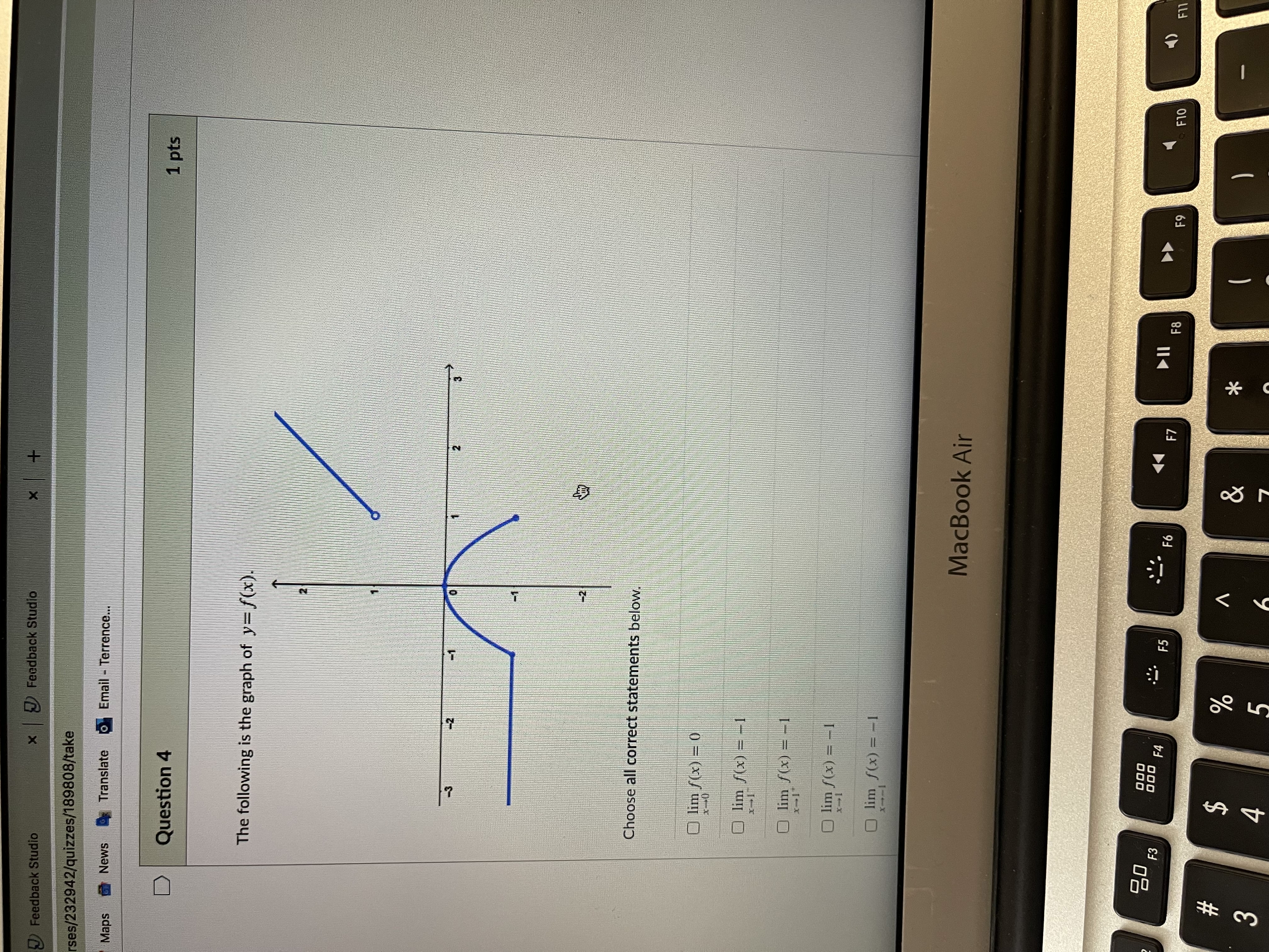 f (x) 1.9 0.526803 1.99 0.502517 1.999 0.50025 1.9999 0.500025 2.0001 0.499975
