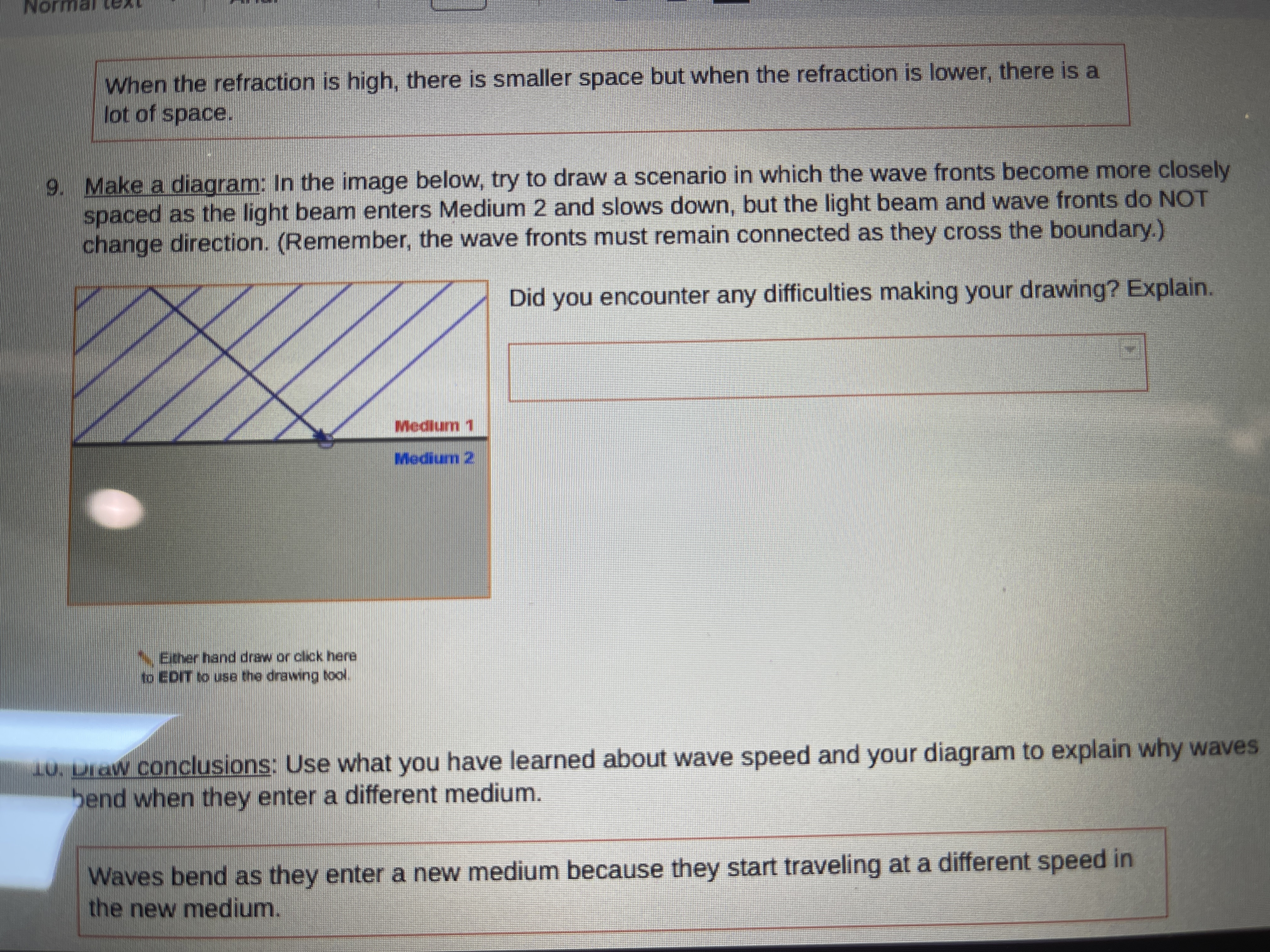 9. Make a diagram: In the image below, try to draw a