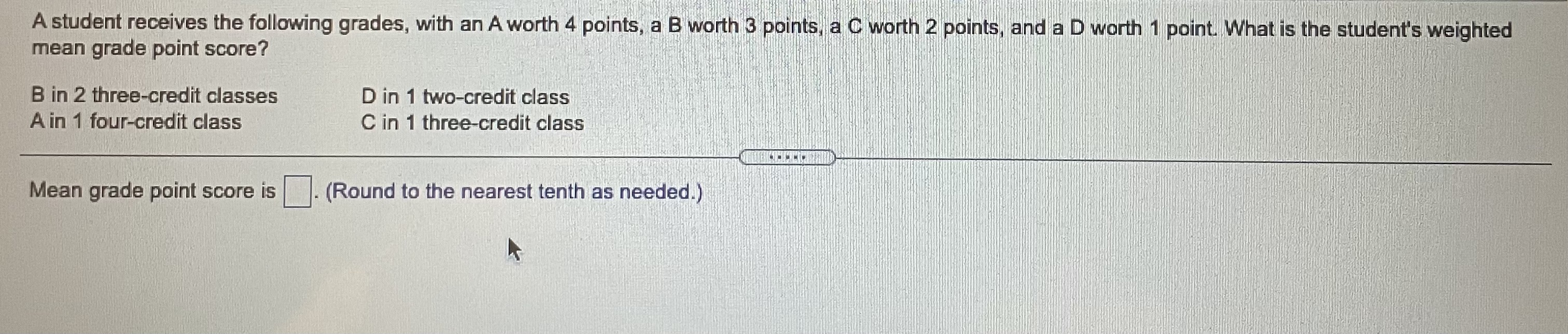 No work is needed, only the correct answer please (rounded to the